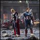 Marvel's The Avengers : photo Chris Evans, Chris Hemsworth, Joss Whedon