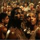Matrix Revolutions : photo Andy Wachowski, Harold Perrineau, Lana Wachowski, Nona Gaye