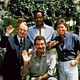 Magnum : photo John Hillerman, Larry Manetti, Roger E. Mosley, Tom Selleck