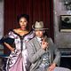 The Outlaws : photo Jeff Goldblum, Lawrence Kasdan, Lynn Whitfield