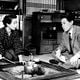photo Chikage Awashima, Isao Kimura, Mikio Naruse