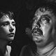 Abend der Gaukler : photo Ake Gronberg, Harriet Andersson, Ingmar Bergman