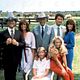 Dallas : photo Barbara Bel Geddes, Charlene Tilton, Jim Davis, Larry Hagman, Linda Gray