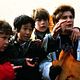 Die Goonies : photo Corey Feldman, Jeff Cohen, Jonathan Ke Quan, Richard Donner, Sean Astin