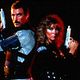 Runaway : photo Cynthia Rhodes, Michael Crichton, Tom Selleck