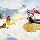 Pushing Daisies : photo Anna Friel, Chi McBride, Ellen Greene, Kristin Chenoweth, Lee Pace