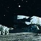Moon : photo Duncan Jones, Nathan Parker