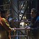 Battlestar Galactica : photo Aaron Douglas, Edward James Olmos