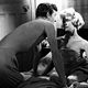 photo Basil Dearden, Dirk Bogarde, Sylvia Syms