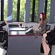 Good Wife : photo Bob Balaban, Carrie Preston, Julianna Margulies