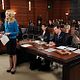 Good Wife : photo Anna Camp, Dylan Baker, Julianna Margulies, Zach Grenier