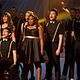 Glee : photo Amber Riley, Chord Overstreet, Chris Colfer, Cory Monteith, Damian McGinty