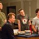 <b>Aidan Quinn, Hunter Parrish, Justin Kirk, Pablo Schreiber</b> Bild : Weeds - Kleine Deals unter Nachbarn