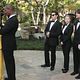 Happy Endings : photo Adam Pally, Casey Wilson, Damon Wayans Jr., Elisha Cuthbert, Eliza Coupe