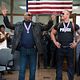 Die etwas anderen Cops : photo Adam McKay, Dwayne Johnson, Samuel L. Jackson