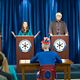 <b>Alison Brie, Chevy Chase, Joel McHale, Luke Youngblood</b> Bild : Community