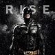 The Dark Knight Rises : poster Christian Bale, Christopher Nolan