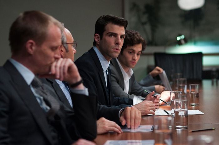 Bild-Link: Zachary Quinto in Margin Call